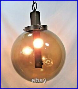 Vintage Forecast Co. Dark Globe Hanging Pendant Lamp