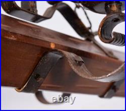 Vintage French Castle Chandelier Hanging Lamp