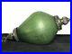 Vintage Gilbert Green Crackle Glass Swag Lamp Light 15 Tall