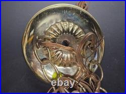 Vintage Glass Glass Globe Hanging lamp Swag Lamp 2 Piece