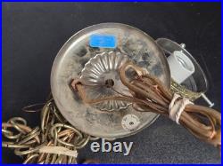 Vintage Glass Glass Globe Hanging lamp Swag Lamp 2 Piece