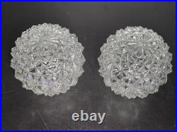 Vintage Glass Glass Globe Hanging lamp Swag Lamp 2 Piece