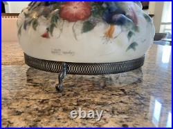 Vintage Glynda Turley Hanging Rose Chandelier Lamp light 1999 SUPER RARE