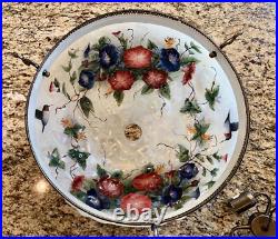 Vintage Glynda Turley Hanging Rose Chandelier Lamp light 1999 SUPER RARE