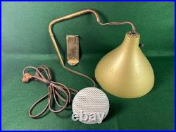 Vintage Gold Hanging Swag Wall Light Fixture Lamp Mid Century Modern Lighting