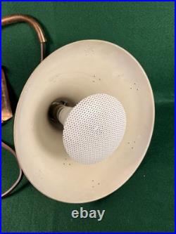 Vintage Gold Hanging Swag Wall Light Fixture Lamp Mid Century Modern Lighting