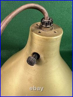 Vintage Gold Hanging Swag Wall Light Fixture Lamp Mid Century Modern Lighting