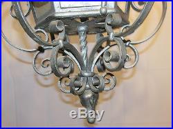 Vintage Gothic/Ornate Wrought Iron Hanging Lamp Light Chandelier Indoor/Outdoor