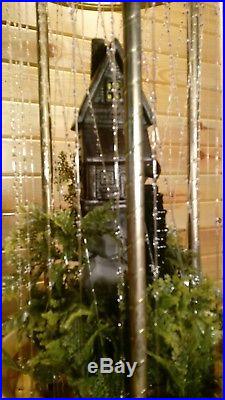 Vintage Grist Mill Hanging Oil Rain Lamp Moving Water Wheel Creators Inc Light