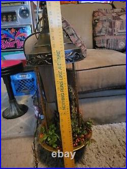 Vintage Grist Mill Water Wheel Mineral Oil Rain Lamp Hanging Model 30
