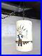 Vintage Hand Painted Ceramic Kachina Doll Swag Lamp Light Native Signed FAJ