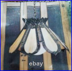 Vintage Hanging 8 Panel Constantine Hanging Lamp Kit American Handicrafts 20