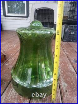 Vintage Hanging Amber Glass Swag Lamp, 23 MCM Hollywood Regency Extra Shade