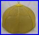 Vintage Hanging Lamp Shade Mid Century Yellow Woven Rattan Basket No Wiring