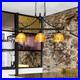 Vintage Hanging Lamp Tiffany Style Stained Glass Light Fixture Ceiling Pendant
