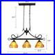 Vintage Hanging Lamp Tiffany Style Stained Glass Light Fixture Ceiling Pendant