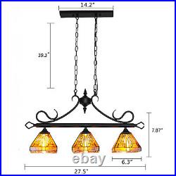 Vintage Hanging Lamp Tiffany Style Stained Glass Light Fixture Ceiling Pendant Vintage Hanging Lamp Tiffany Style Stained Glass Light Fixture Ceiling Pendant