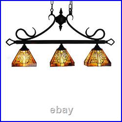 Vintage Hanging Lamp Tiffany Style Stained Glass Light Fixture Ceiling Pendant Vintage Hanging Lamp Tiffany Style Stained Glass Light Fixture Ceiling Pendant