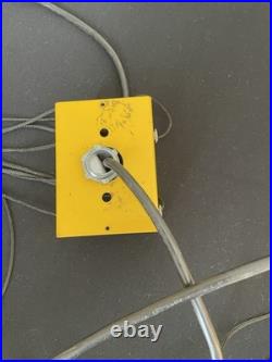 Vintage Hanging Lamp by Rodney Kinsman for Bieffeplast Postmodern Italy yellow