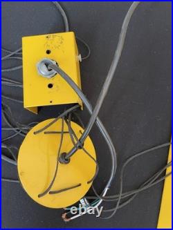 Vintage Hanging Lamp by Rodney Kinsman for Bieffeplast Postmodern Italy yellow