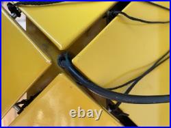 Vintage Hanging Lamp by Rodney Kinsman for Bieffeplast Postmodern Italy yellow