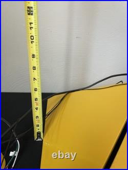 Vintage Hanging Lamp by Rodney Kinsman for Bieffeplast Postmodern Italy yellow