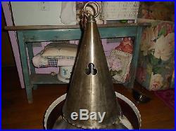 Vintage Hanging Light Gothic 4 Light Church Ceiling Chandelier Lamp Swag WOW