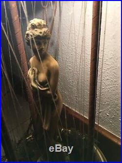 Vintage Hanging Mineral Oil Rain Lamp 30 Creators Inc. Nude Greek Goddess