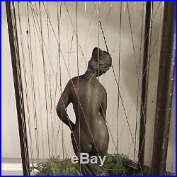 Vintage Hanging Mineral Oil Rain Motion Lamp Nude Greek Goddess Lady Works