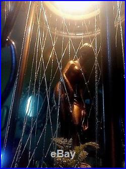 Vintage Hanging Oil Rain Lamp Light Nude Goddess Works