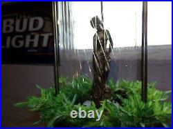 Vintage Hanging Oil Rain Lamp Motion Nude Lady Goddess 1970s Brass 36 VIDEO