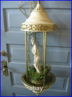 Vintage Hanging Oil Rain Lamp Venus Goddess Swag Lamp 32 Creators Inc