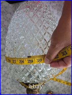 Vintage Hanging Pineapple Swag Lamp