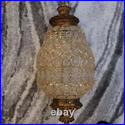 Vintage Hanging Swag Lamp Large