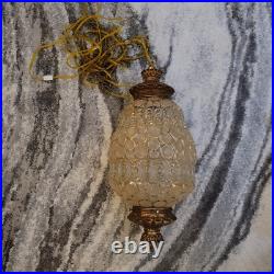 Vintage Hanging Swag Lamp Large