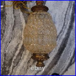 Vintage Hanging Swag Lamp Large
