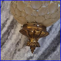 Vintage Hanging Swag Lamp Large