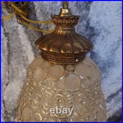 Vintage Hanging Swag Lamp Large