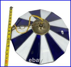 Vintage Indianapolis Colts Tiffany Style Hanging Swag Lamp Light Bar, Man Cave