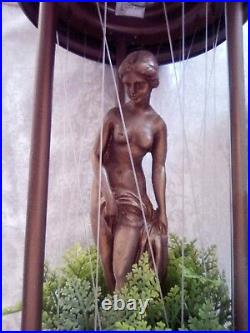 Vintage Johnson Industries Goddess Statue Oil Rain Hanging Lamp New in Box