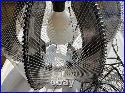 Vintage LARGE Retro Mid Century Lucite String Art Swag Lamp