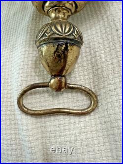 Vintage Large Church Sanctuary Brass Hanging Lamp-Untested