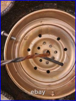 Vintage Large Slag Glass Tulip Hanging Lamp