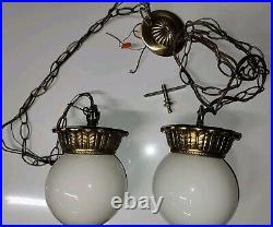 Vintage Light Fixtures Brass Hanging Ceiling Lighting