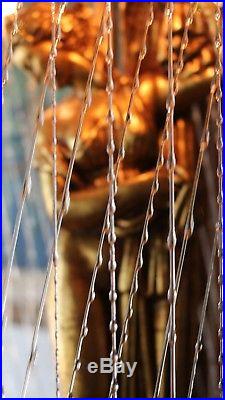 Vintage Lrg 32 Mineral Oil Rain Drip Goddess Hanging Lamp Mint Cond w New Pump