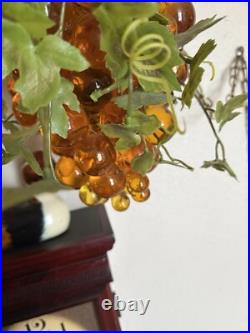 Vintage Lucite Hanging Grape Lamp