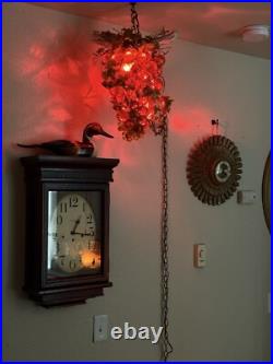 Vintage Lucite Hanging Grape Lamp