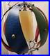Vintage MCM Colorful Paneled Swag Lamp