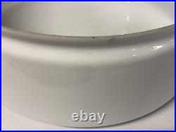 Vintage MCM Large Heavy 3 Light Hanging Ceiling Light Fixture For Rewire