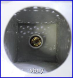 Vintage MCM Mid Century Blanc De Chine Reticulated Porcelain Ceiling Lamp Light